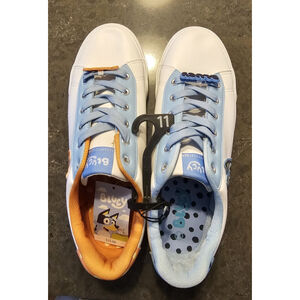 Women's size 11 Bluey and Bingo Court Sneakers color BLUE NEW